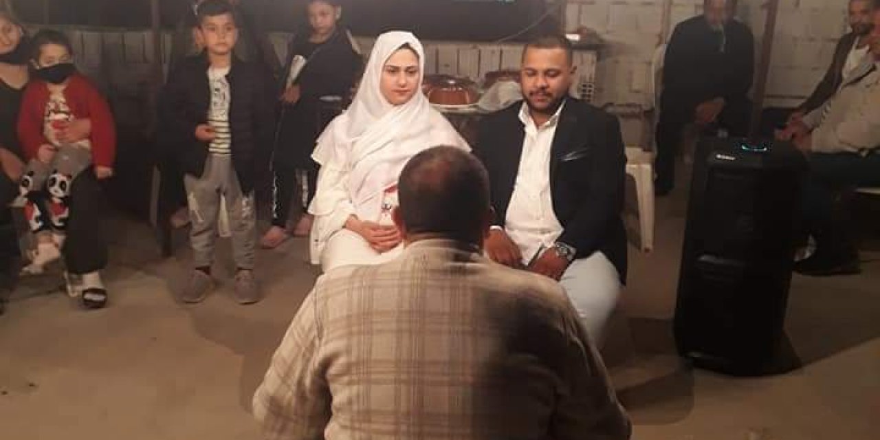 23 Nisan törenleri yasak ama... AKP Gençlik Kolları Yöneticisi 23 Nisan'da çatıda düğün yaptı!