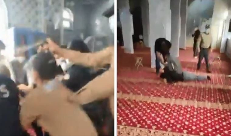 Camii’de biber gazlıı müdahale… Biber gazı sıkan personel açığa alındı...