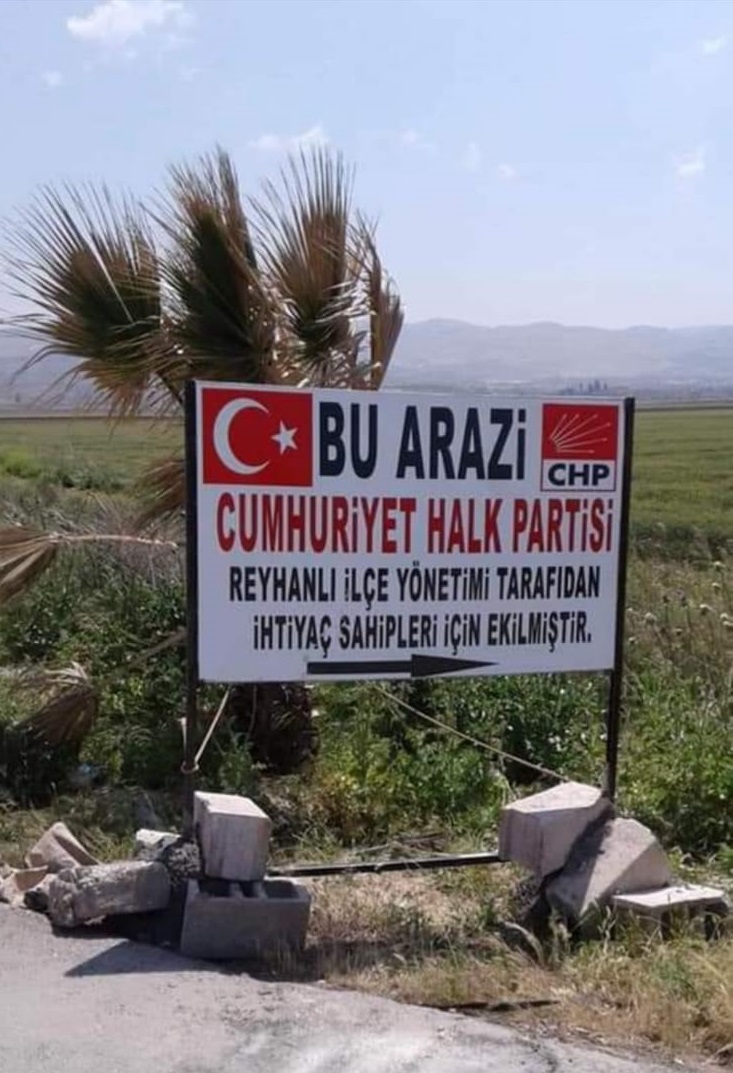 CHP ihtiyaç sahipleri için tarla ekti…