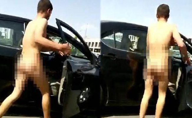 Bu fotoğraf bugün Şanlıurfa'da çekildi; Suriye plakalı araçla kaçtı