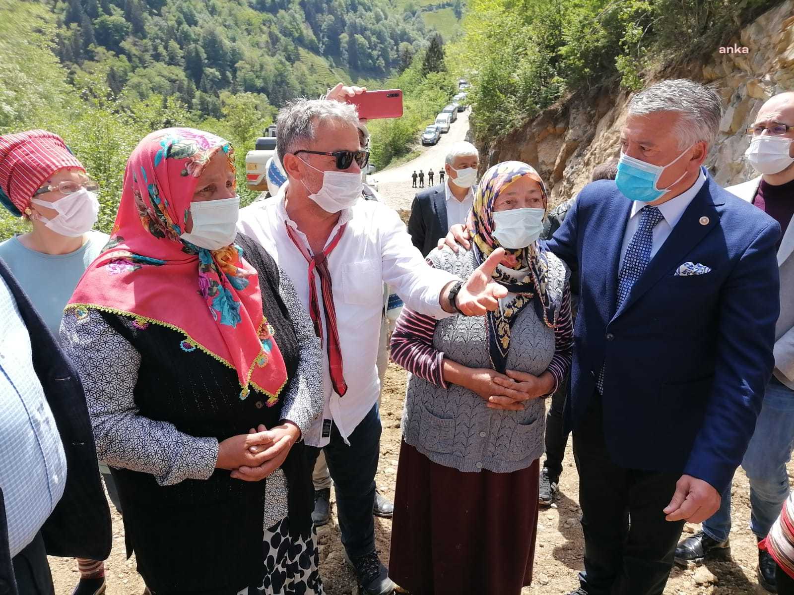 İYİ Parti heyeti, İkizdere’de: “Ak Partililer, firmanın avukatlığını yapacağına, vatandaşı dinlesinler”