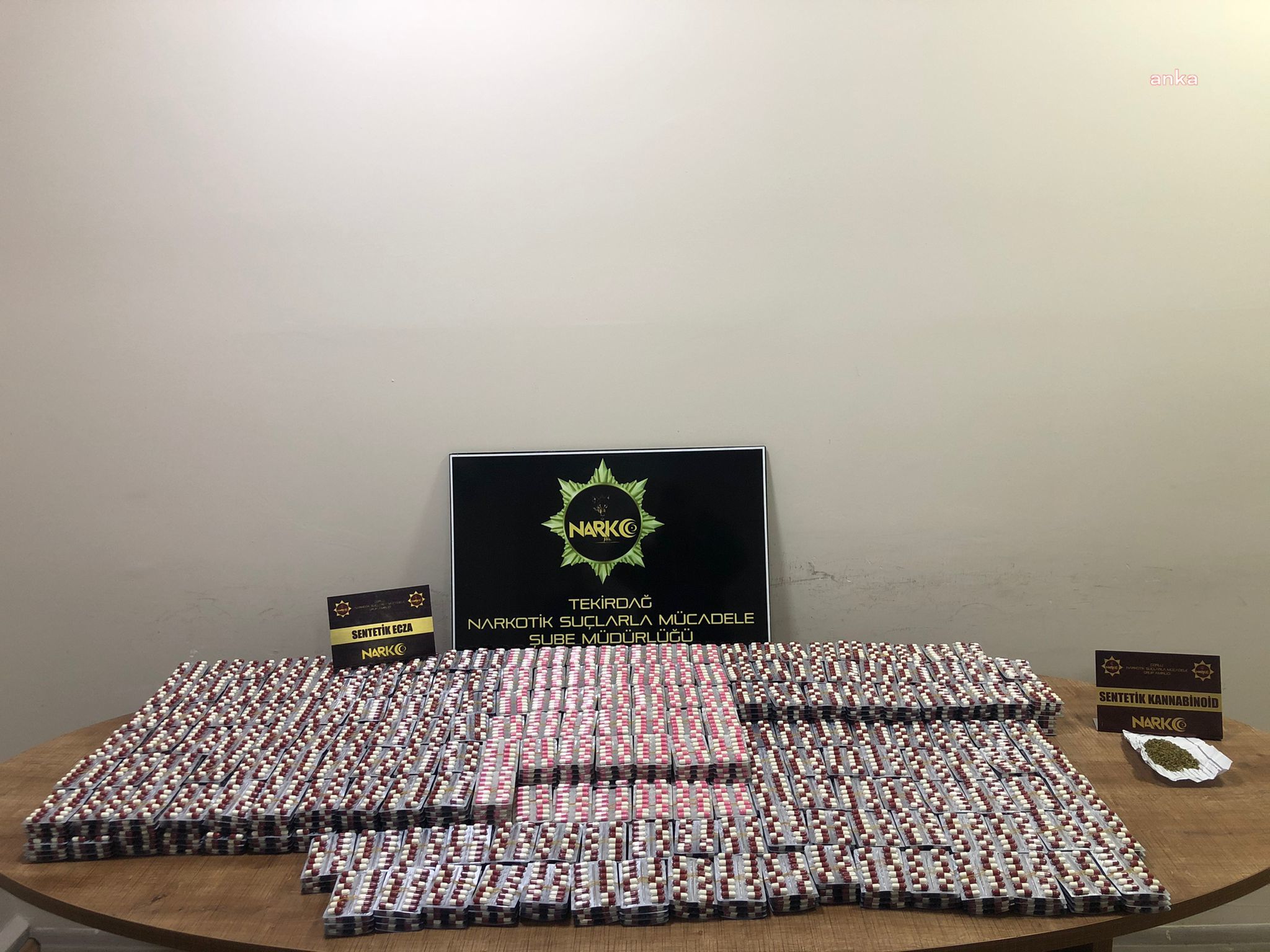 Tekirdağ’da 17 bin 500 uyuşturucu hap yakalandı…