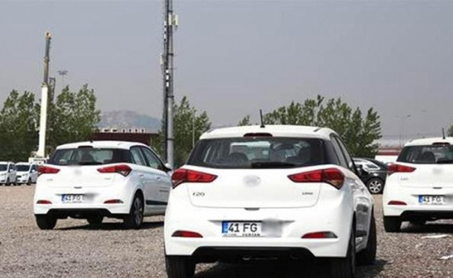 'FG' plakalı onlarca araç otoparka çekildi