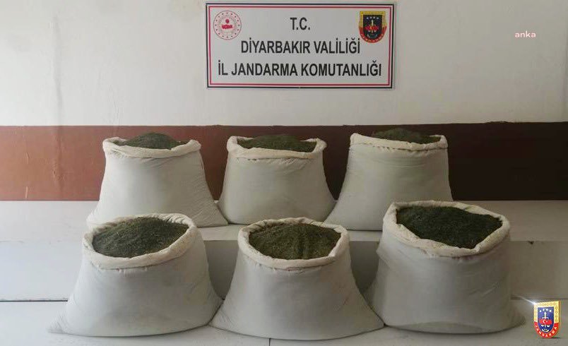 Jandarma’dan uyuşturucu operasyonu! Diyarbakır’da 201 kilo esrar yakalandı…