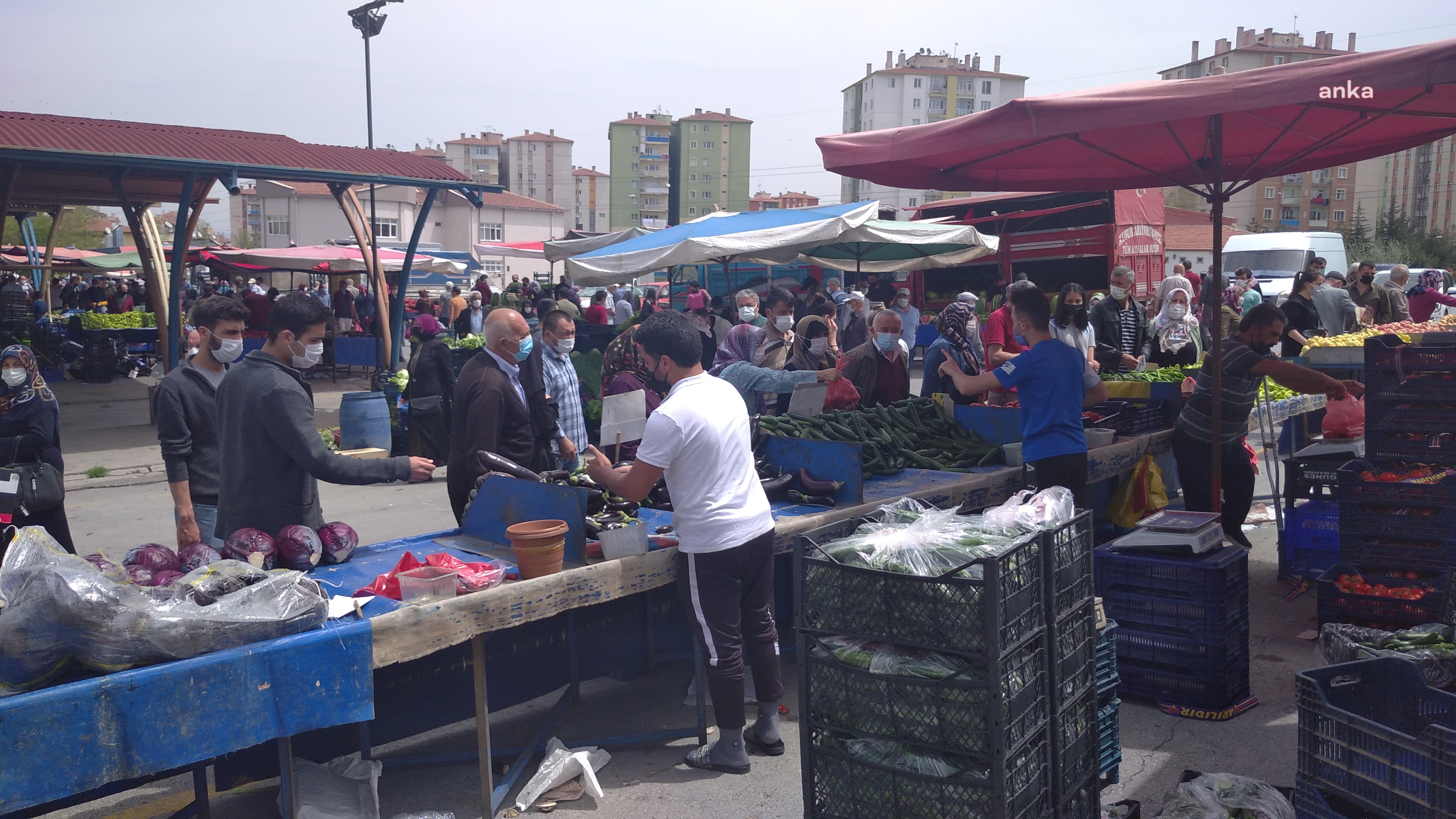 Kayseri semt pazarında isyan var…