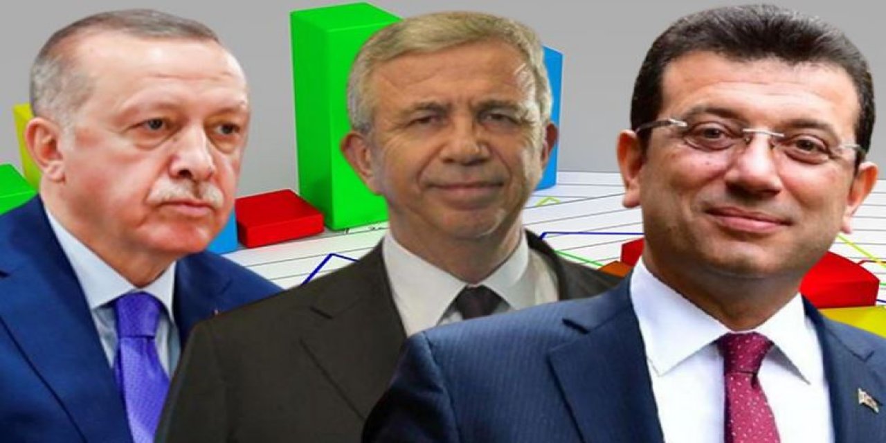 Son anketten çarpıcı sonuçlar: İmamoğlu ve Yavaş Erdoğan'a fark atıyor