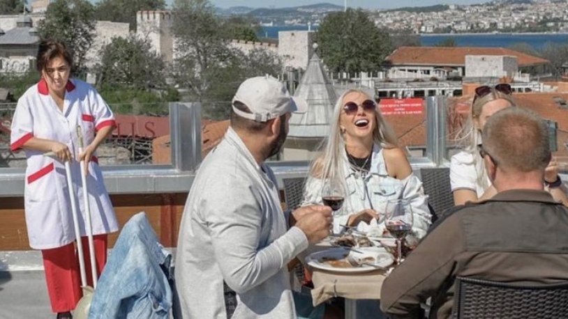 İşte tam kapanma döneminin 'Turist'li utanç karesi!