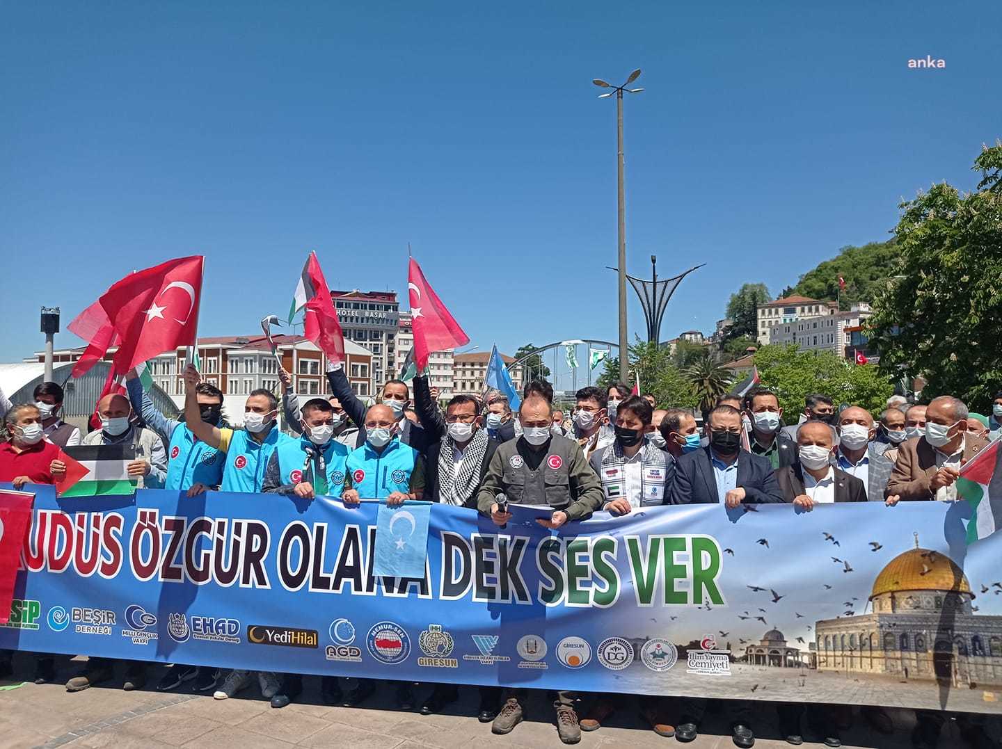 Giresun’da İsrail kınandı…