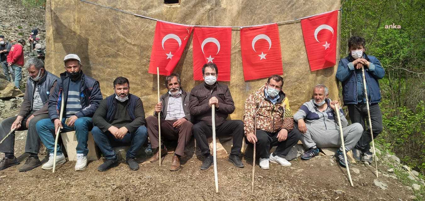 İkizdere’de nöbet, 24.gününde…