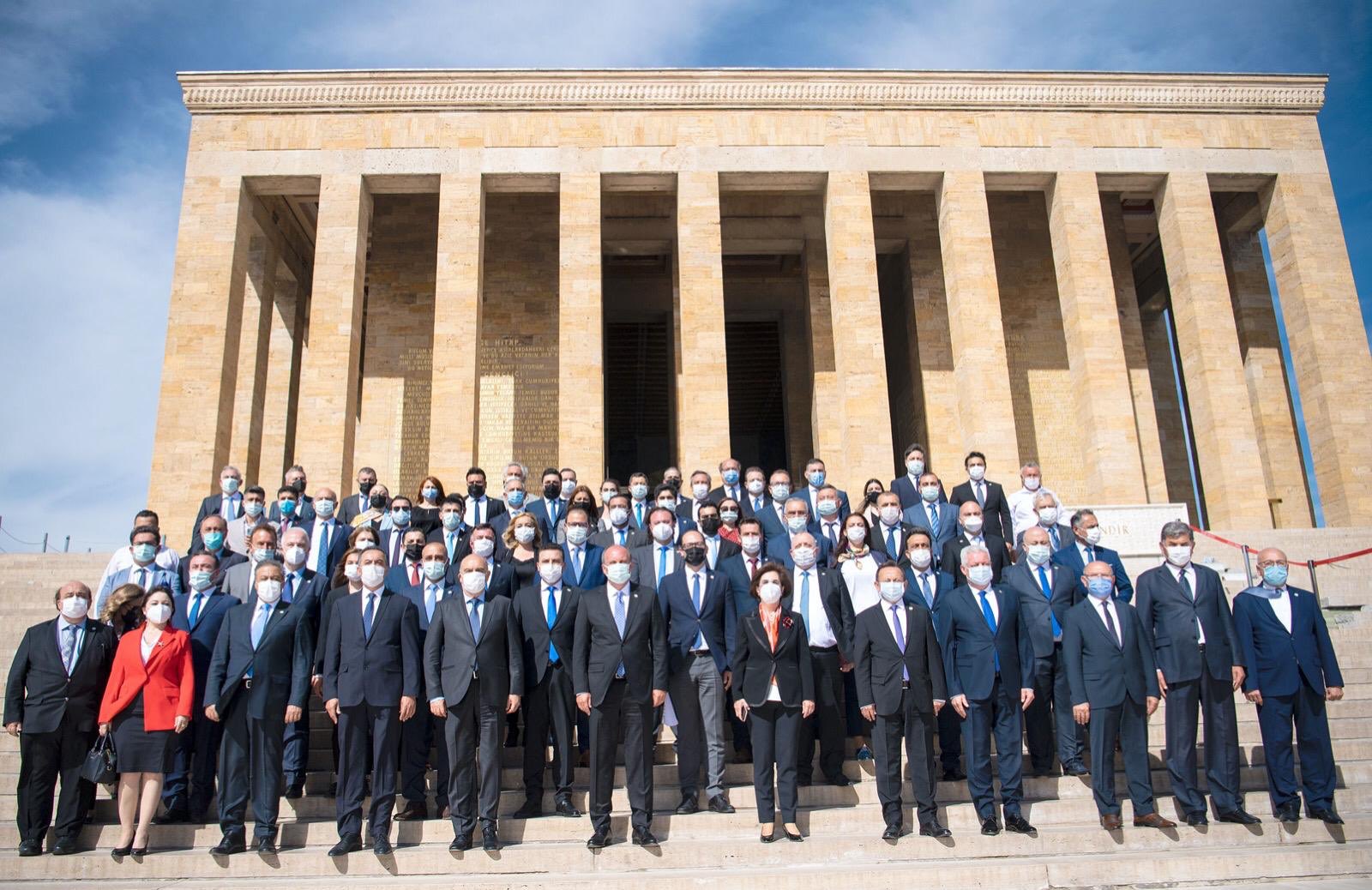 Memleket Partisi Kurucular Kurulu Anıtkabir'de
