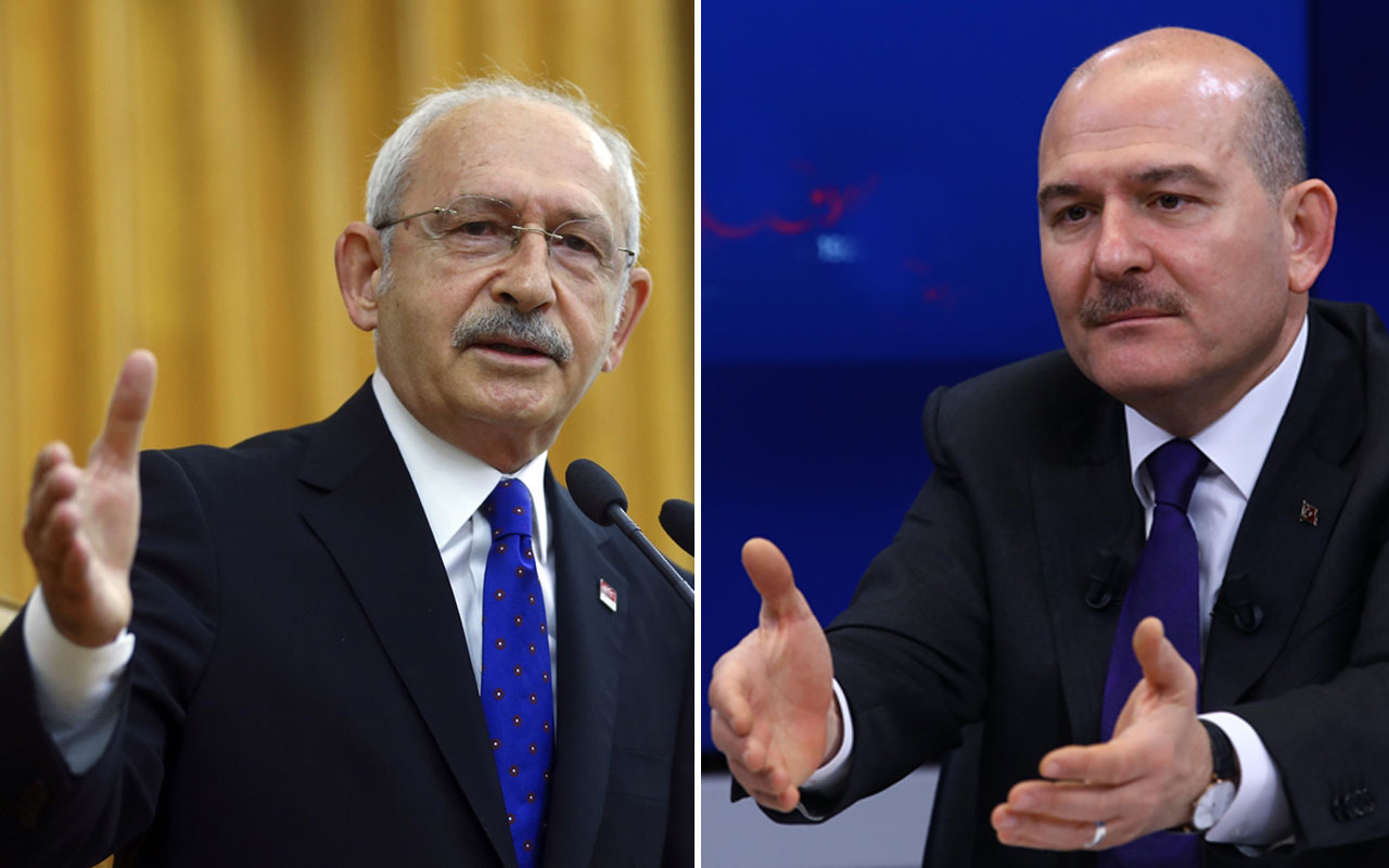 Kılıçdaroğlu Süleyman Soylu'nun o iddialarına son noktayı koydu! "Getirsin belgeyi koysun"