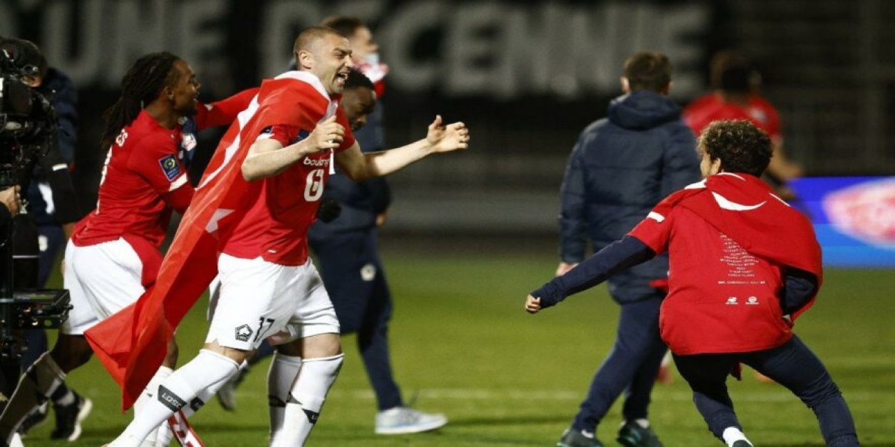 Burak Yılmaz attı Lille şampiyon oldu! Fransa'da milliler damga vurdu...