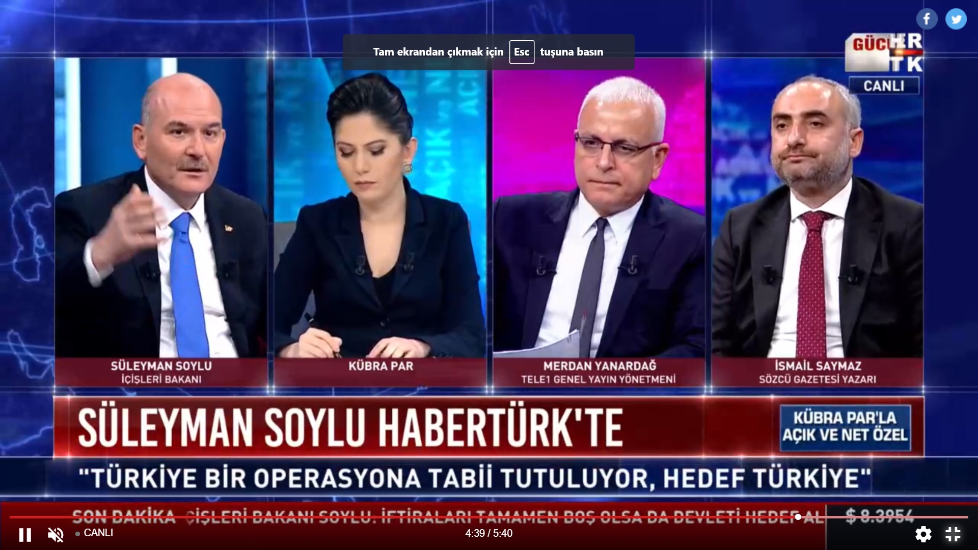 Süleyman Soylu'dan bomba Ahmet Davutoğlu açıklaması: “Davutoğlu 'Neler konuştuğunuzu dinletiyorum’dedi”