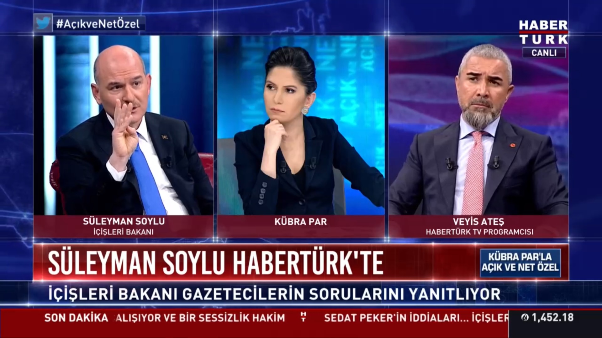 İçişleri Bakanı Süleyman Soylu: “Hadi Özışık'a telefon açıp 'bizi sattın' dedim”
