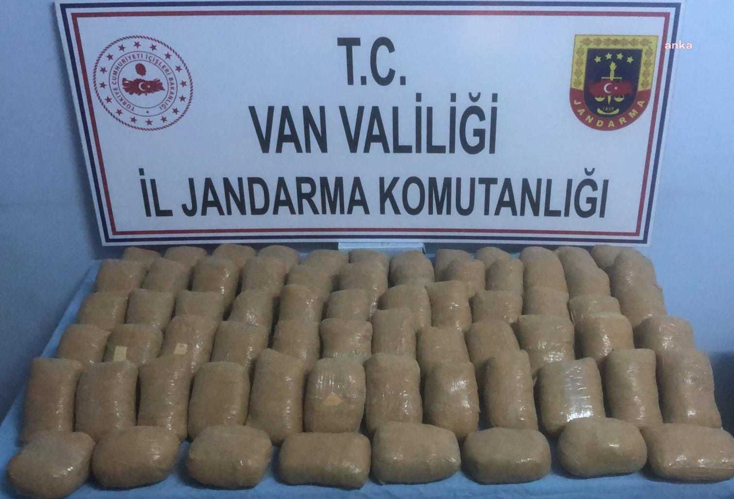 Van’da 66 kilo eroin ele geçirildi…