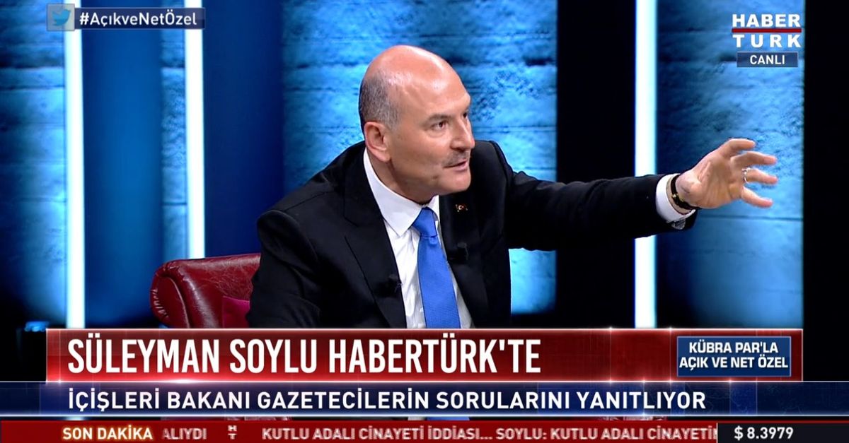 Saray'dan Süleyman Soylu'ya 'Habertürk' baskısı mı yapılıyor?