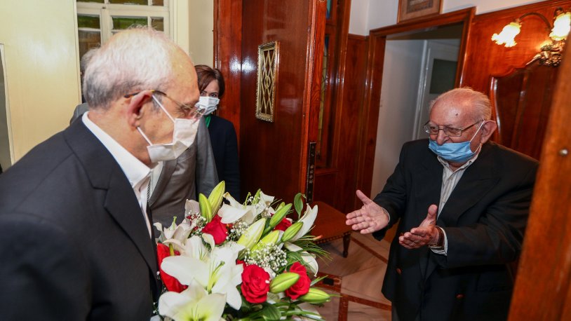 Kılıçdaroğlu'ndan Hüsamettin Cindoruk'a ziyaret