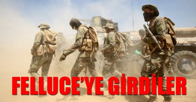 Irak ordusu Felluce'ye girdi