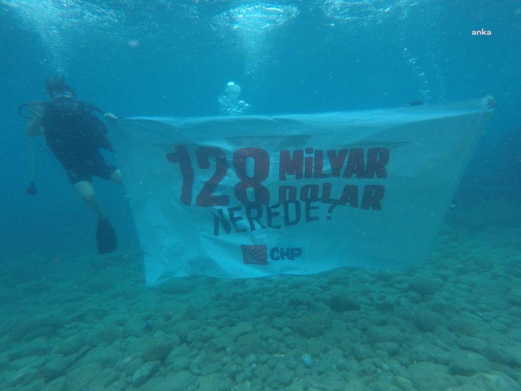 Denizin altında sordular: “128 Milyar Dolar Nerede?”
