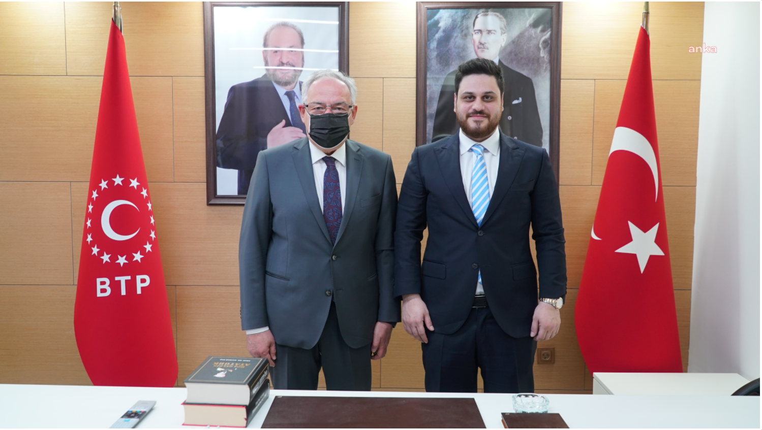CHP'li Haluk Koç'tan BTP Genel Başkanı Hüseyin Baş'a ziyaret