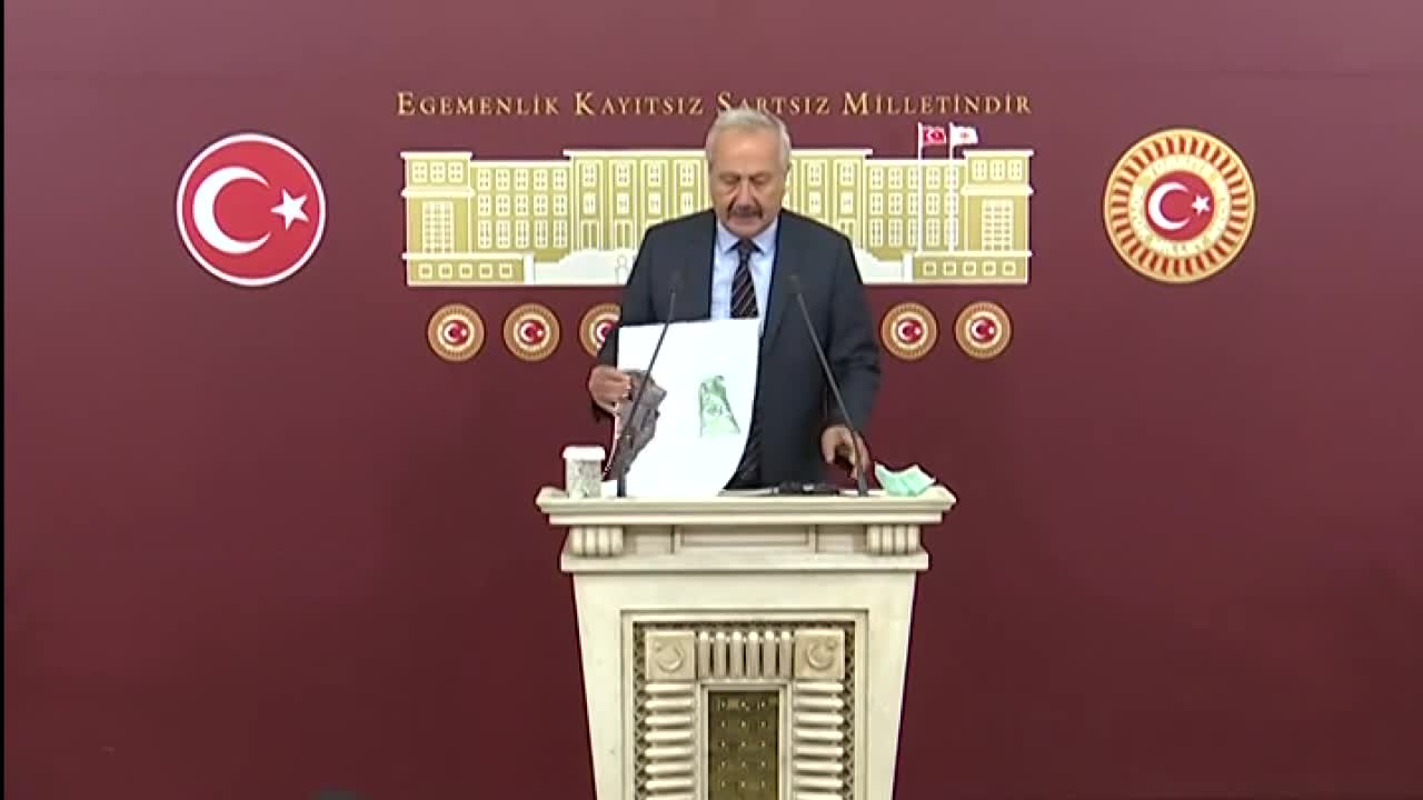 CHP'li Sarıaslan: "Şanlı, şerefli Türk bayrağının dalgalanacağı yerde herhangi bir bez parçası dalgalanamaz"