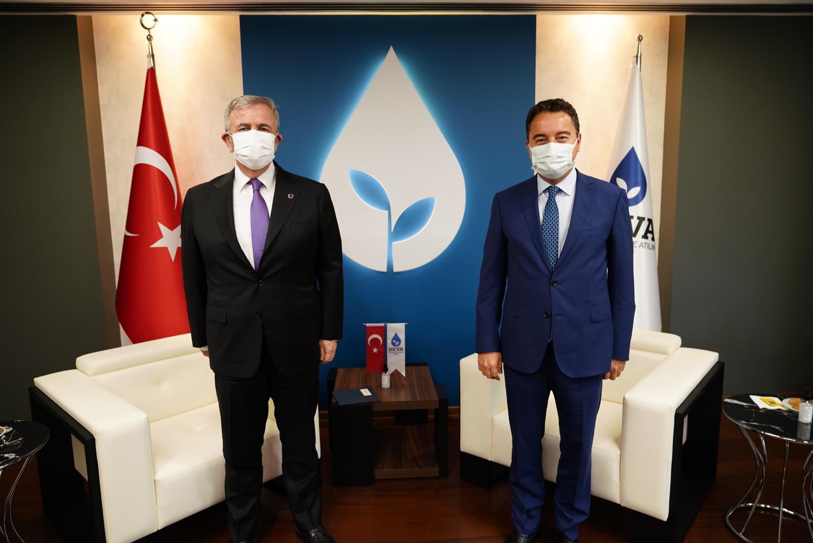 Mansur Yavaş'tan Ali Babacan'a ziyaret