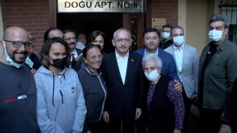 Kılıçdaroğlu'ndan Hasan Saltık'ın ailesine taziye ziyareti