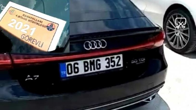Karayolları'nın 'görevli' kartını taşıyan 2 milyonluk aracın sahibi kim?