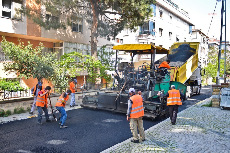 Maltepe Belediyesi'nden asfalt çalışması