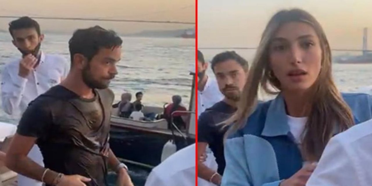 Şevval Şahin'in eski sevgilisi Yiğit Marcus Aral yeni sevgilisini denize attı!
