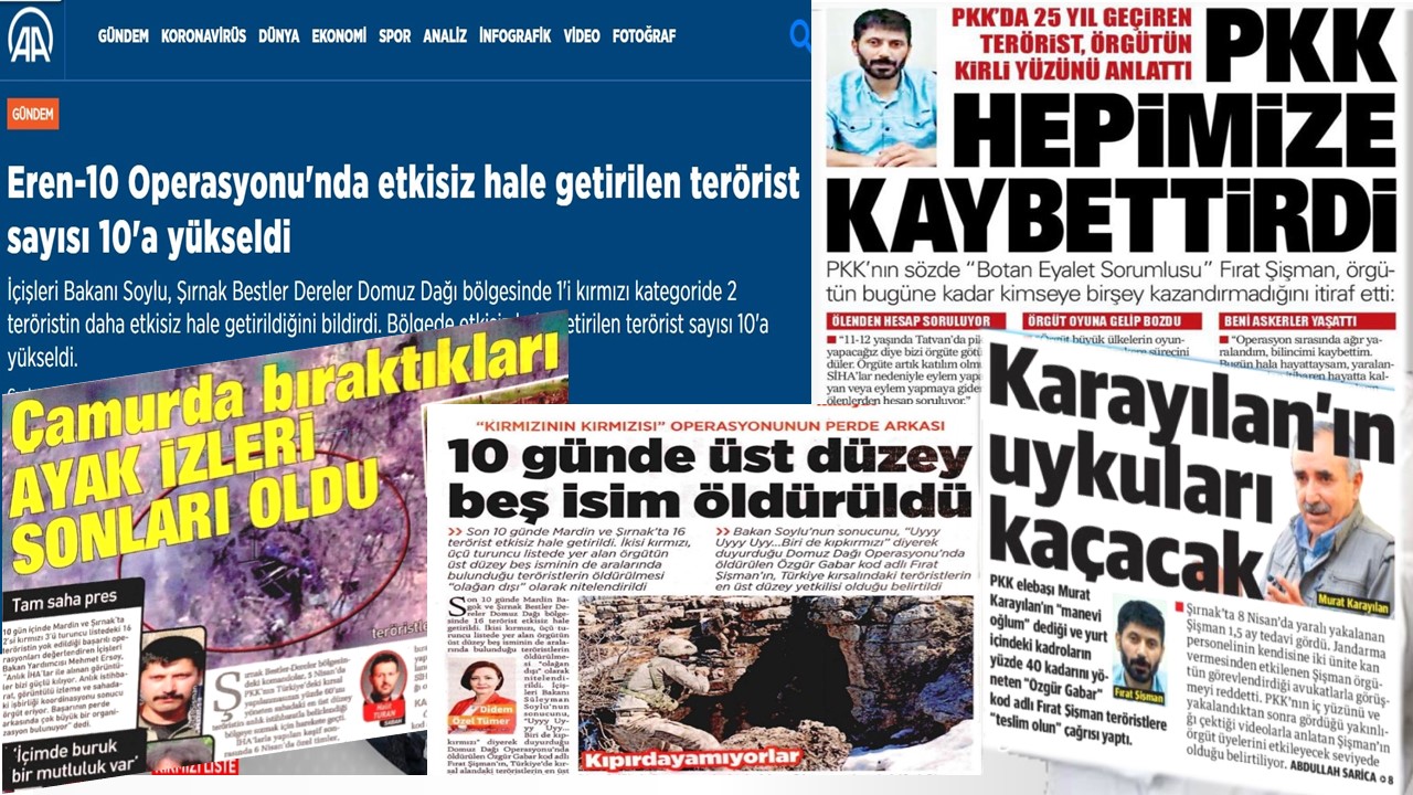 Faruk Bildirici: "Öldürüldüğü açıklanan PKK'lı canlandı itirafçı oldu!"