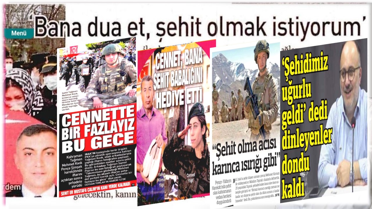 Faruk Bildirici: "Şehit haberlerinde ölüm müjdeye dönüştü!"