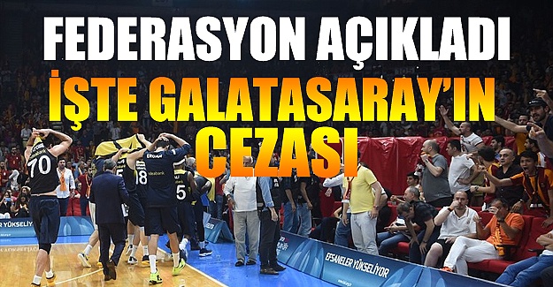 Galatasaray'a 2 maç seyircisiz 56 bin TL para cezası
