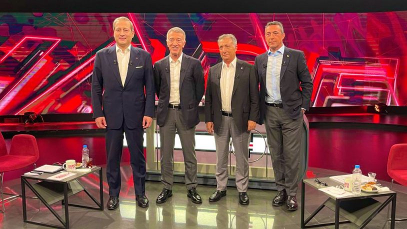 4 büyüklerin kulüp başkanları ilk kez canlı yayında bir araya geldi