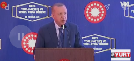 Erdoğan'ın üslubu dikkat çekti! KKTC'de konuştuğu sırada ses sorunu yaşanınca sinirlendi