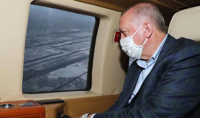 Erdoğan’ın helikopterine hava muhalefeti engeli!