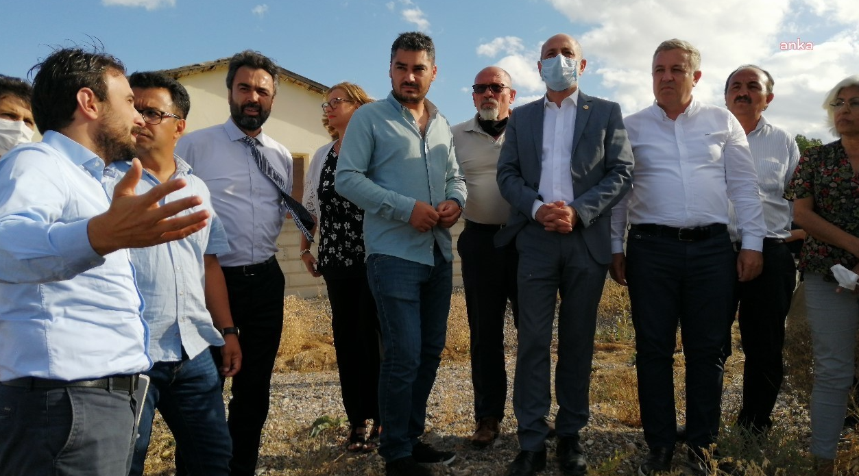 CHP'li Öztunç ve Arık Kayseri Burunören'deki kum ocağı direnişine destek verdi