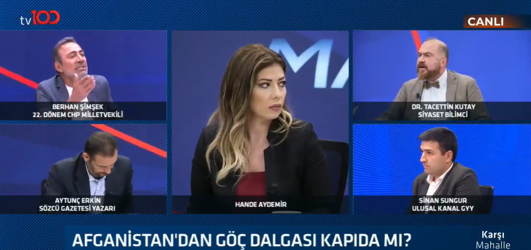 Canlı yayında Berhan Şimşek ile Tacettin Kutay gerginliği! "Haddini bil terbiyesiz!"