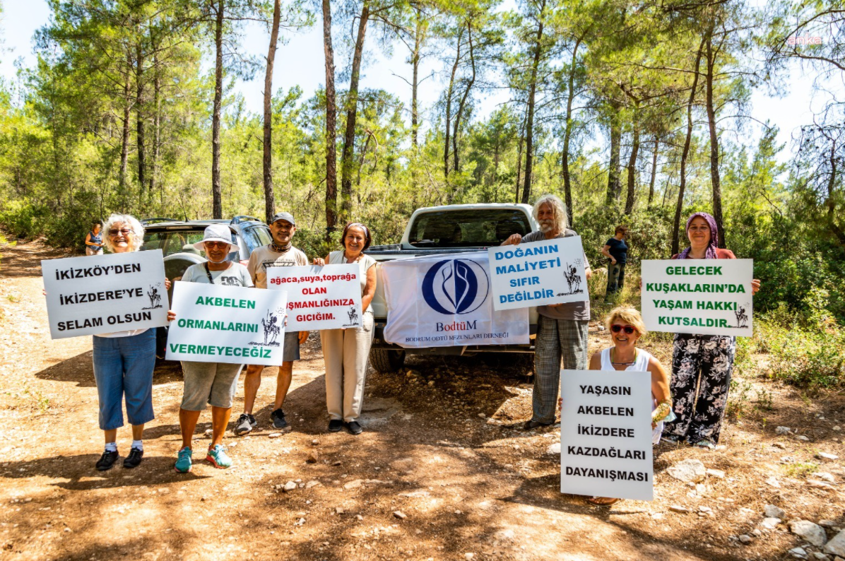 İkizköylülere, Muğla Barosu ve Bodrum ODTÜ Mezunları Derneği'nden destek