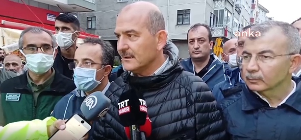 Süleyman Soylu Artvin’de sel bölgelerini inceledi