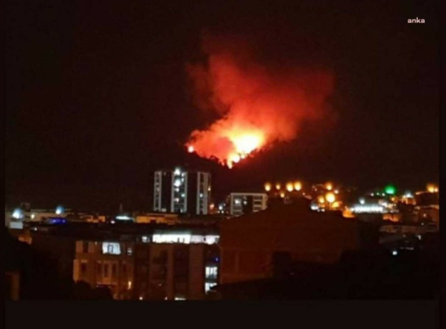 Manisa Soma'da yangın!