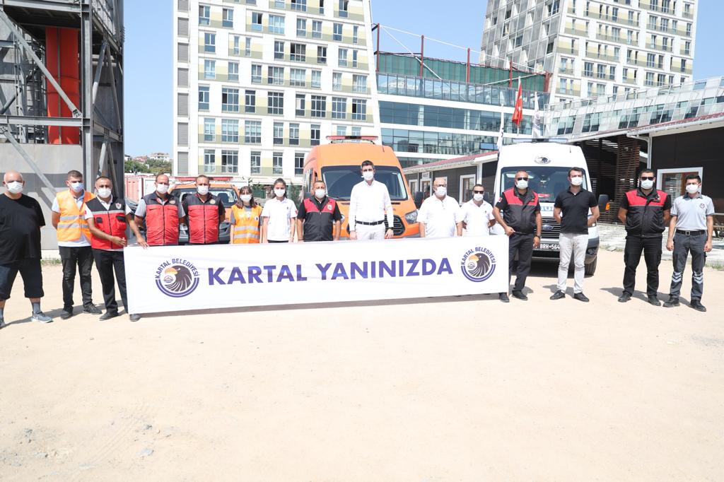 Kartal Belediyesi’nden Manavgat’a yardım eli