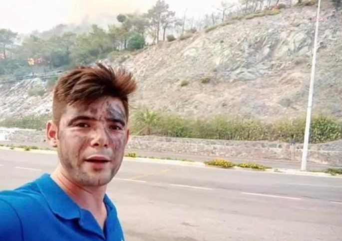 Marmaris'te itfaiyecilere su taşırken hayatını kaybeden genç toprağa verildi