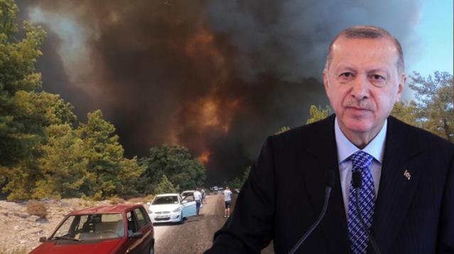 AKP'li Cumhurbaşkanı Erdoğan yangın bölgelerine gidecek