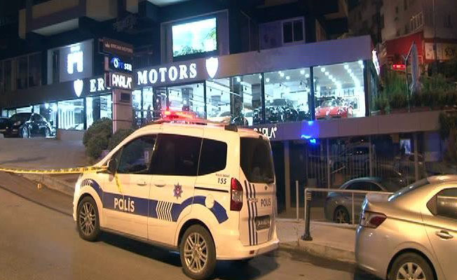 Beşiktaş’ta oto galeriye ateş açıldı