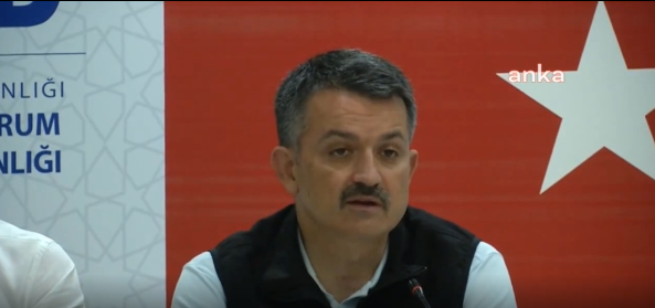 Bakan Pakdemirli: "Pazar günü rüzgarın etkisini kaybetmesini bekliyoruz"