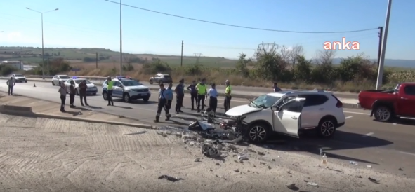 Tekirdağ'da feci kaza! 3 kişi yaşamını yitirdi, 1 kişi ağır yaralandı