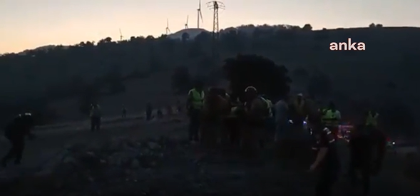 Muğla'da üstüne yanan ağaç düşen orman görevlisi yaralandı
