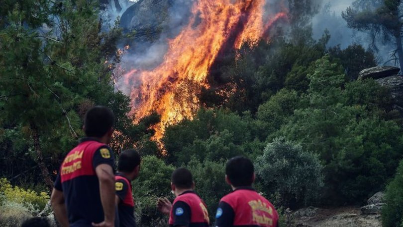 Muğla'da alevler yeniden yükseliyor