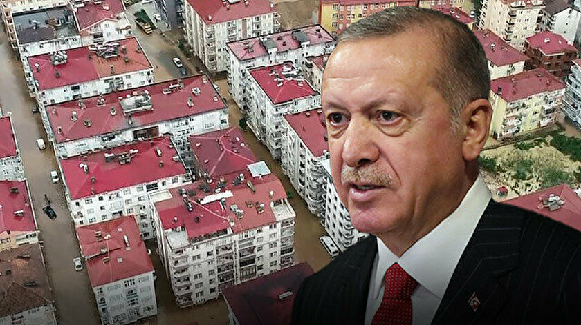 Sel bölgesine giden Erdoğan gerçekten de yol yıkama aracı istedi mi?